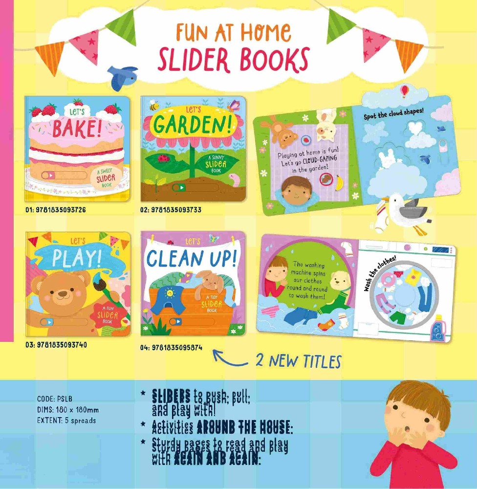 FUN AT HOMe SLIDER BOOKS