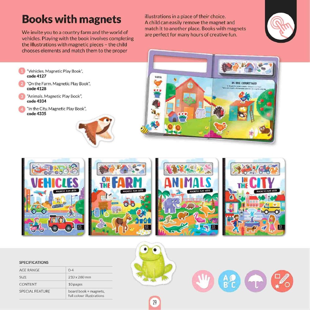 Books with magnets